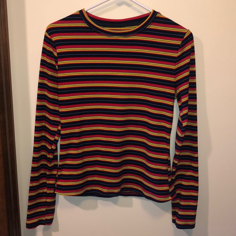 Long Sleeve Striped Shirt.